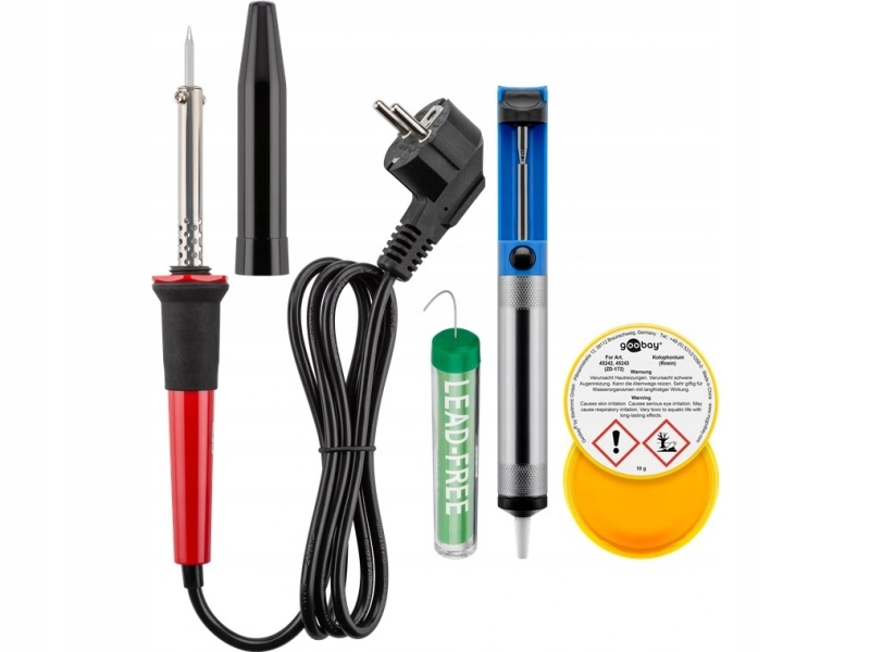 Torba z zestawem narzędzi do lutowania Fixpoint Moc 30 W