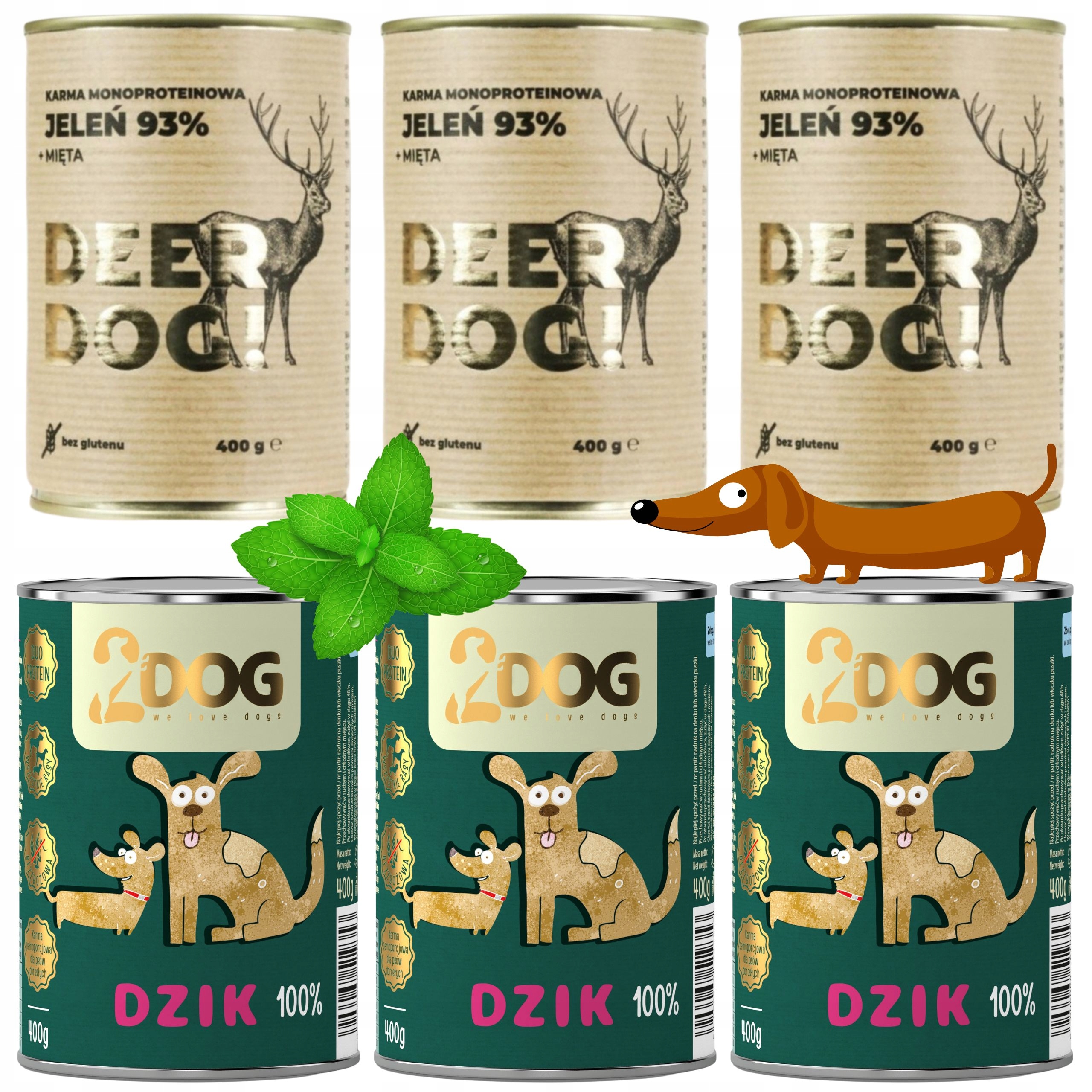 Levně Vlhké Krmivo Pro Psa Jelen 400 G 100% Divočák Monoproteinový Bez Obilovin