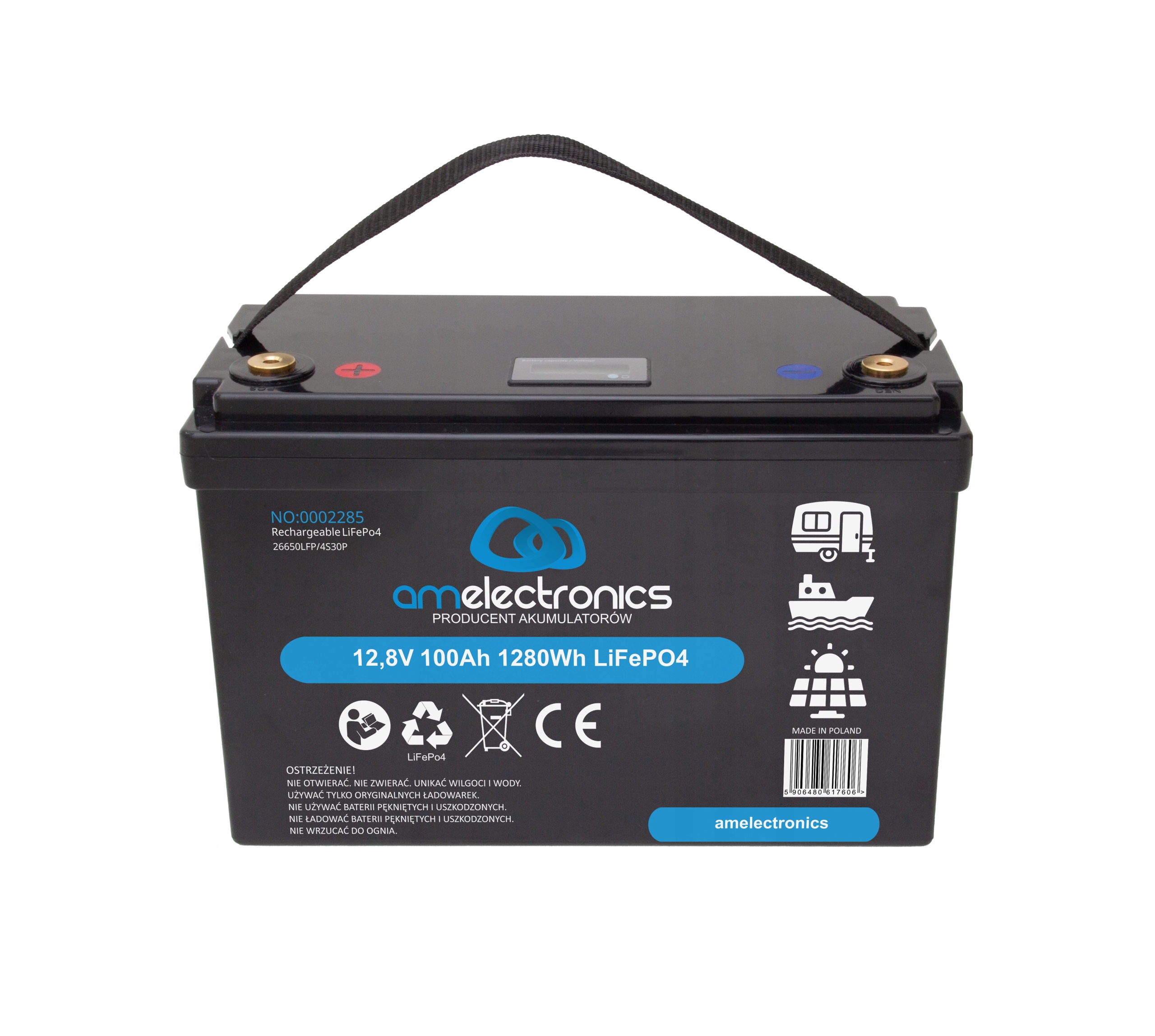 Akumulator 12,8V 100AH LiFePo4 (2285)