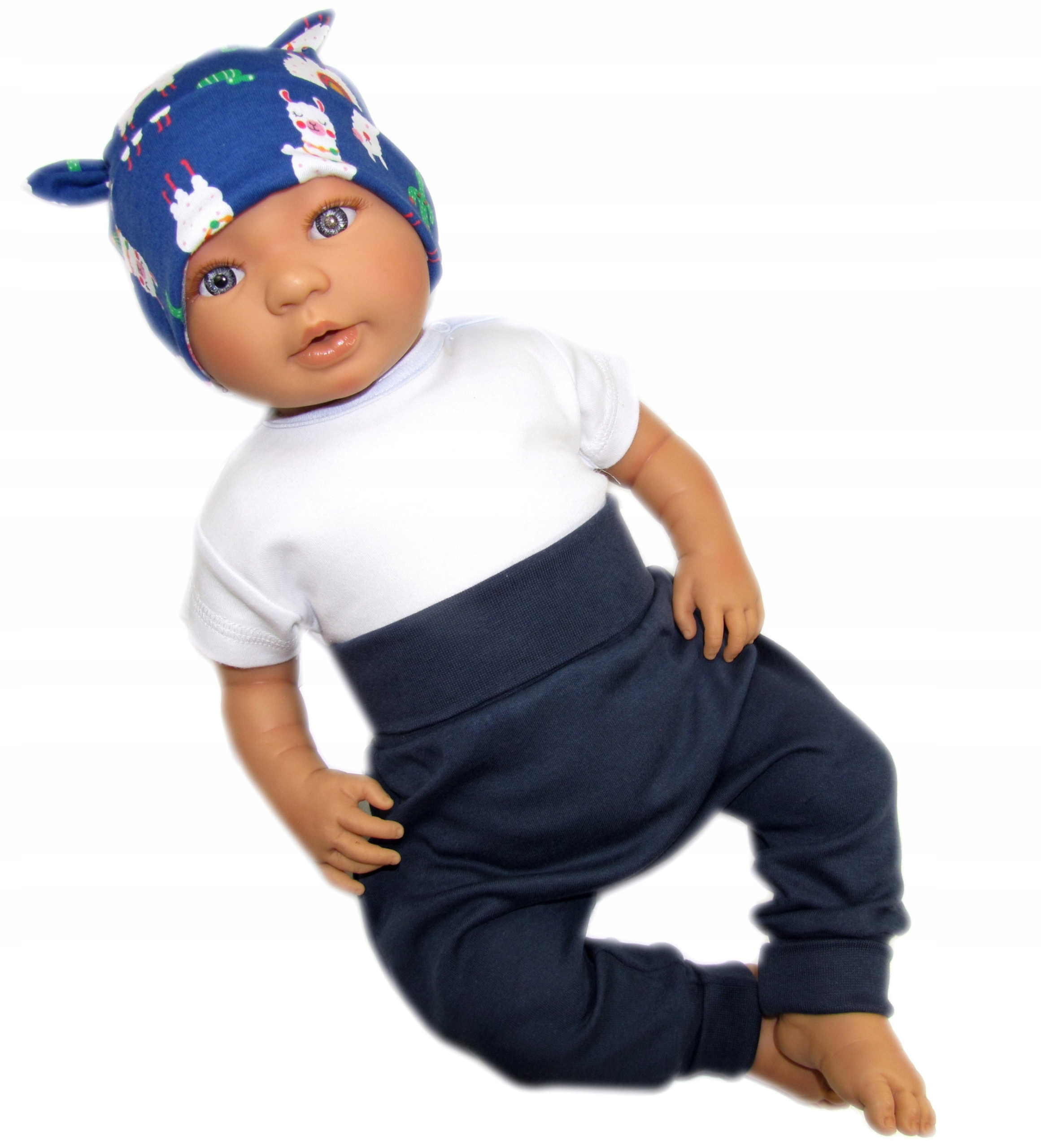 PÓŁŚPIOCHY BEZ STÓPEK SPODENKI BAGGY 80 NORTH /38/ Marka kaia-baby