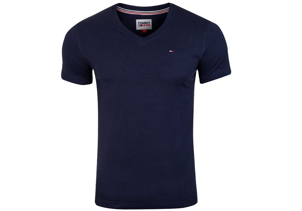 

Tommy Hilfiger Koszulka Męska T-shirt Navy r. L