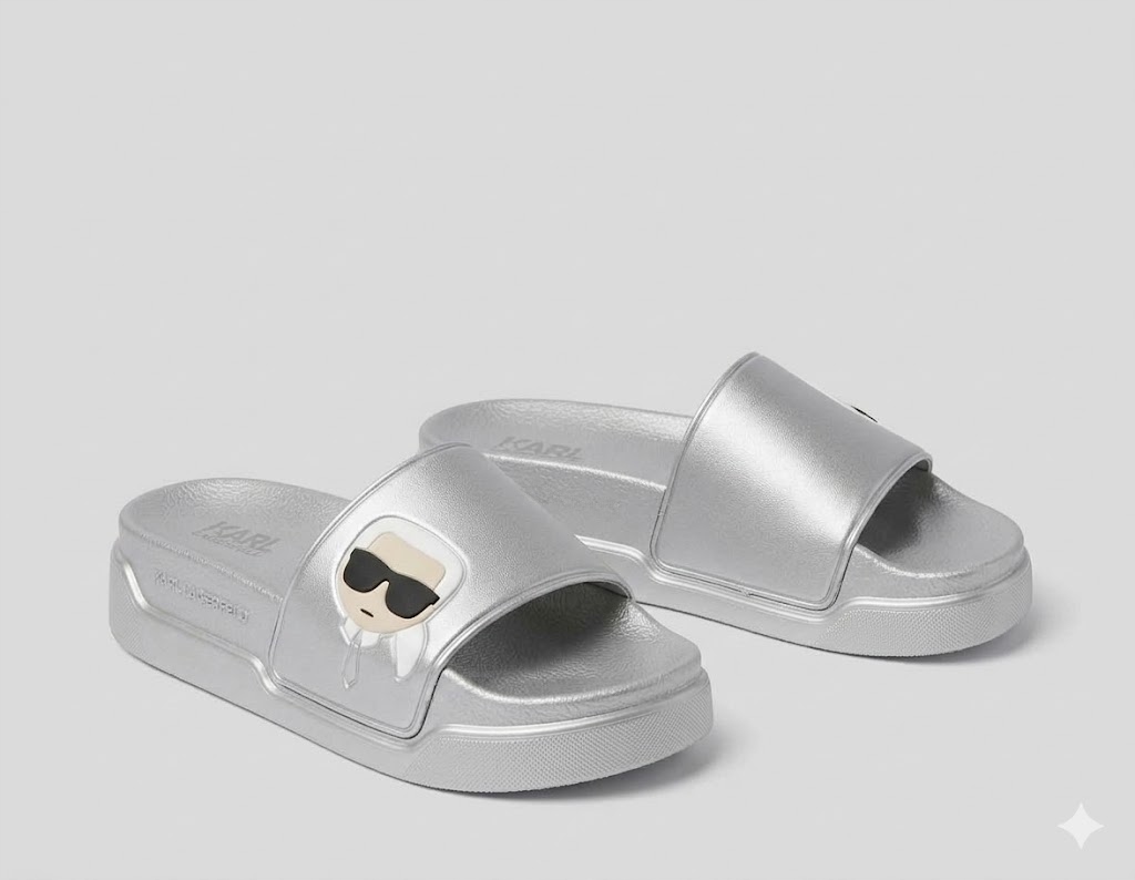 Nazouváky Žabky Karl Lagerfeld S Relišním Logem 38 I1B