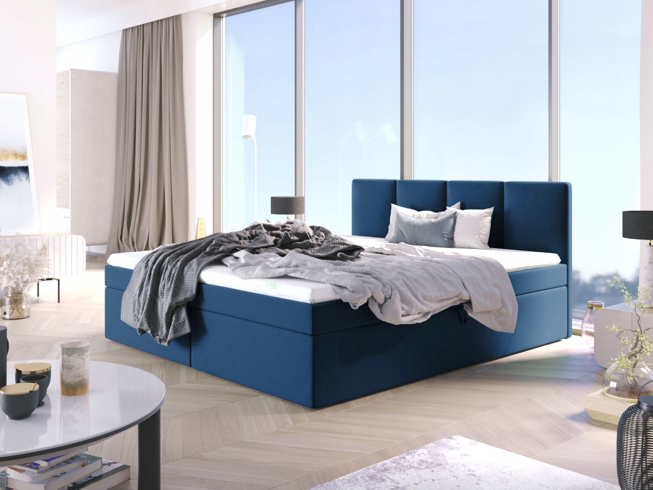 Kontinentales Bett Boxspring ARIS 140x200 bonell