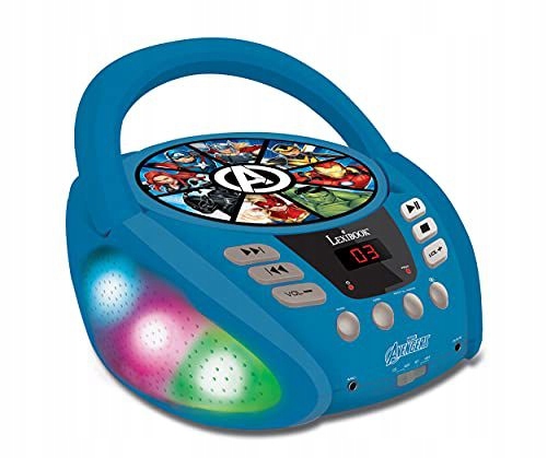 Lexibook RCD109AV Marvel Avengers-bluetooth CD Player For Kids Portable,