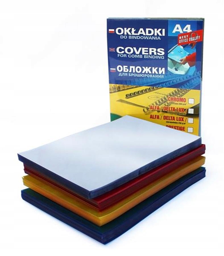 FOLIA DO BINDOWANIA A4 0,2MM BEZBARWNA (100) 1356