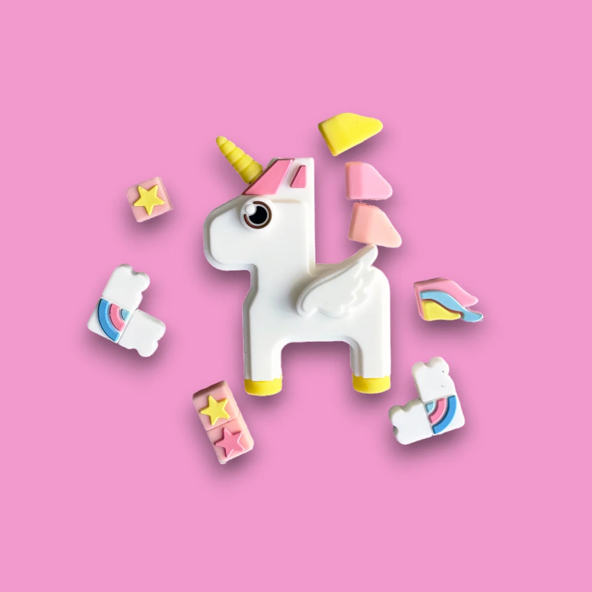 Klocki do aparatu Mini Puzzle Magic Unicorn