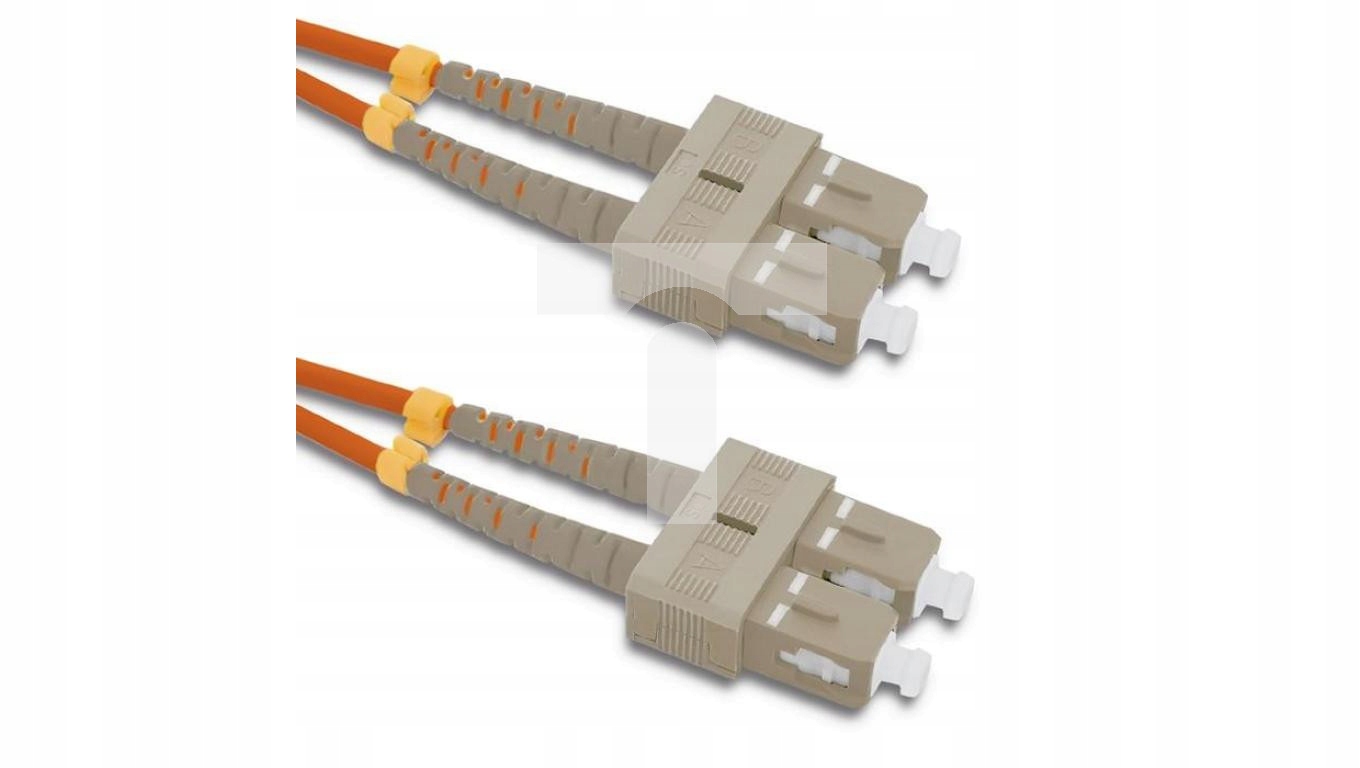 Qoltec Patchcord światłowodowy SC/UPC - SC/UPC Multimode 50/125 OM2 Duple