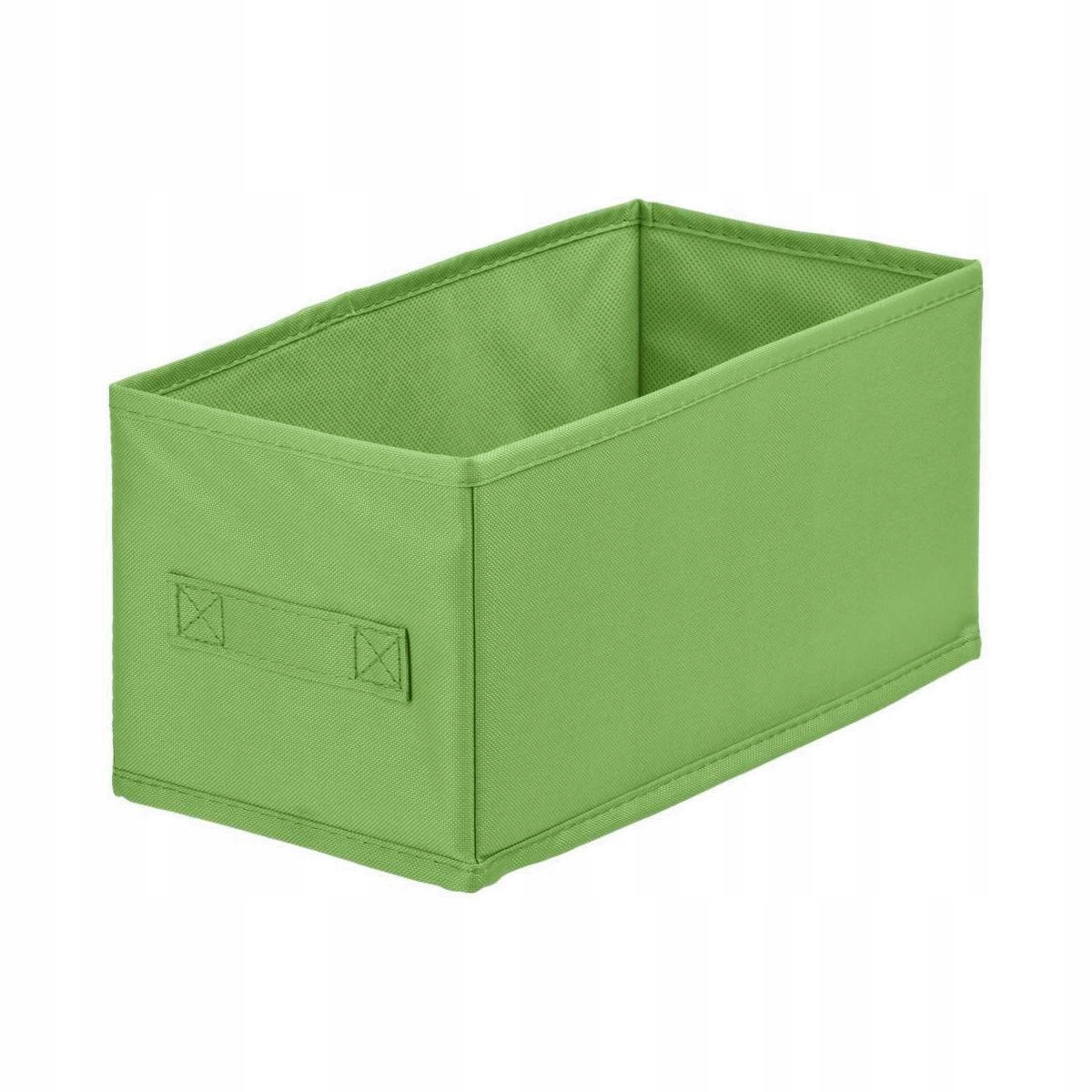 

Pudełko tekstylne z materiału organizer Zielony S