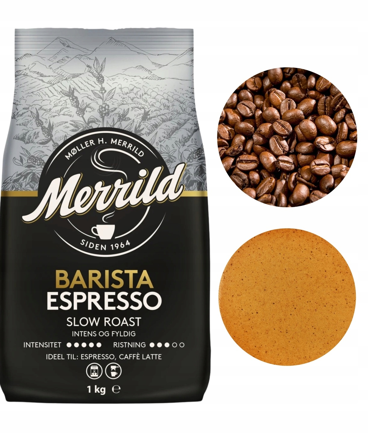 Levně Lavazza Merrild Barista Espresso káva 1 kg