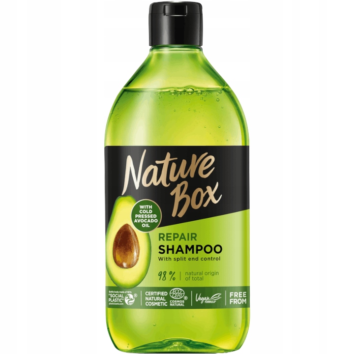 Nature Box Szampon do włosów olej z awokado 385ml