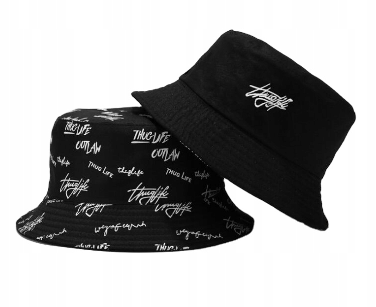 

Kapelusz Rybacki Bucket Hat Czapka Dwustronny Thug