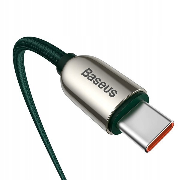 UNIWERSALNY KABEL PRZEWÓD BASEUS USB-C DO TYPE-C Z MIERNIKIEM MOCY PD 100W Marka Baseus