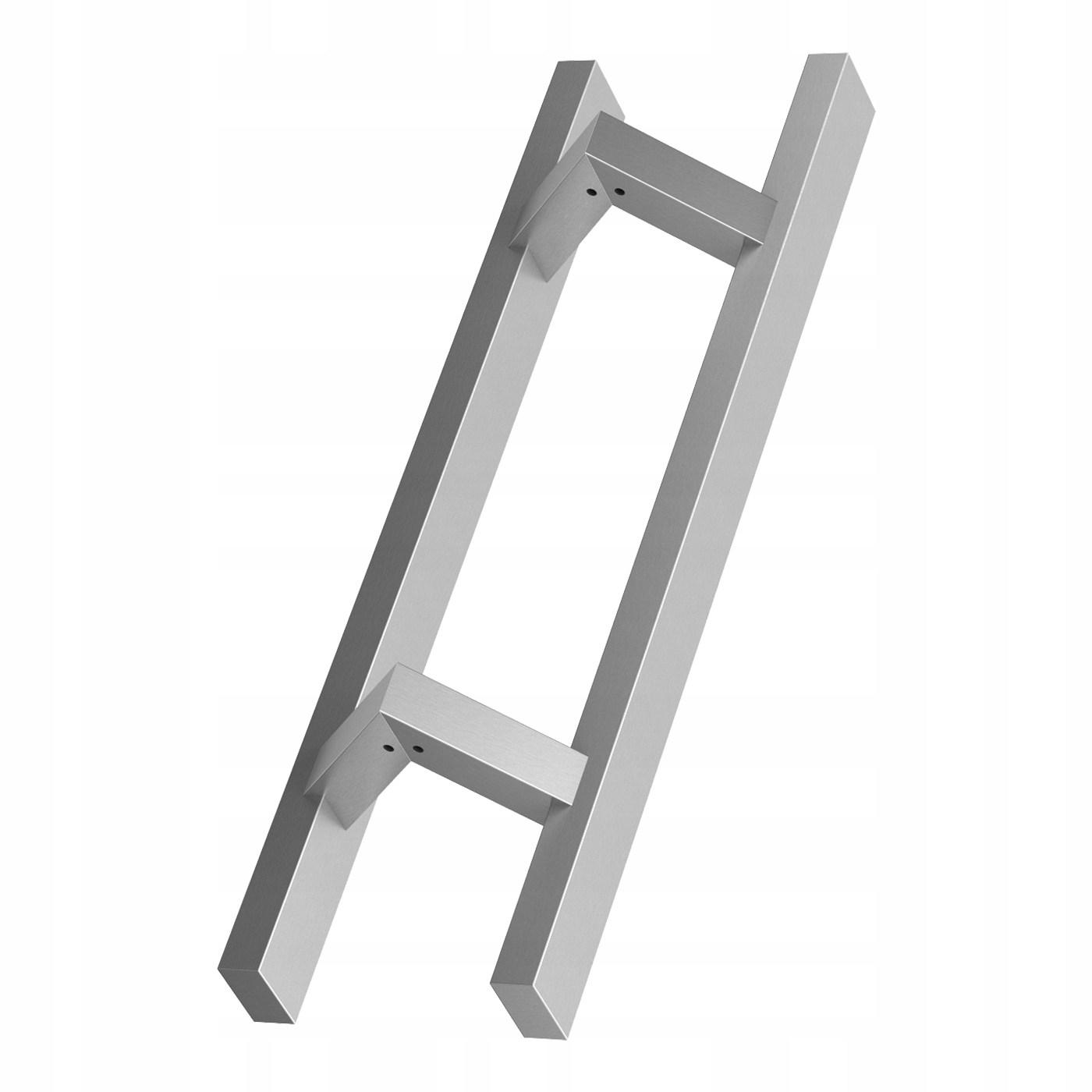 Pochwyt do drzwi dwustronny prostokątny 200x300 skośny 45° Inox Satyna