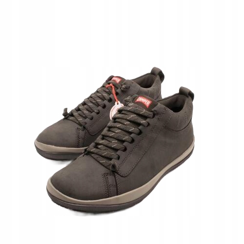 Camper Pánské Sportovní Polobotky Z Hnědé Nubukové Kůže 46 J0C