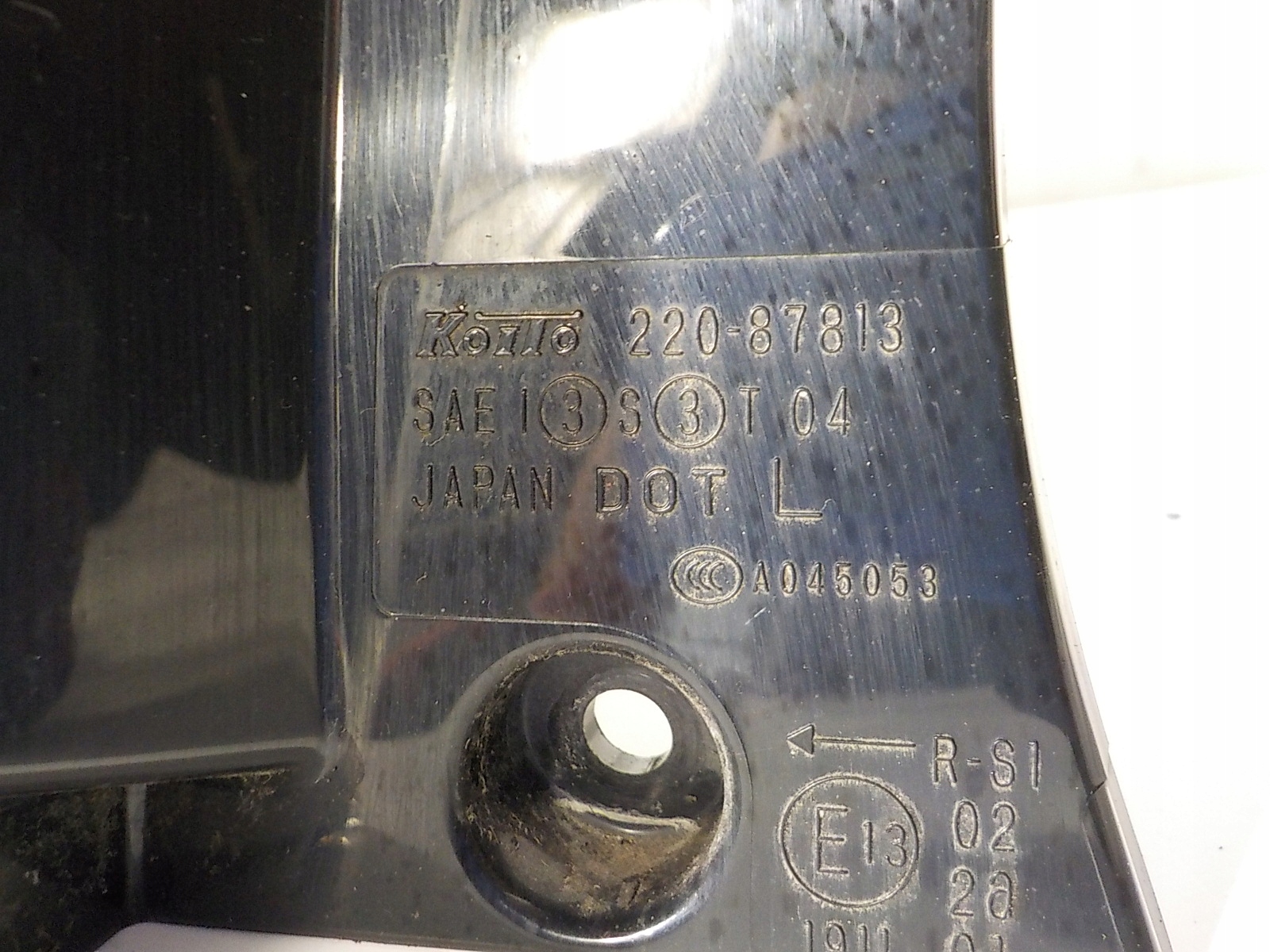 MITSUBISHI OUTLANDER II light left rear left rear part