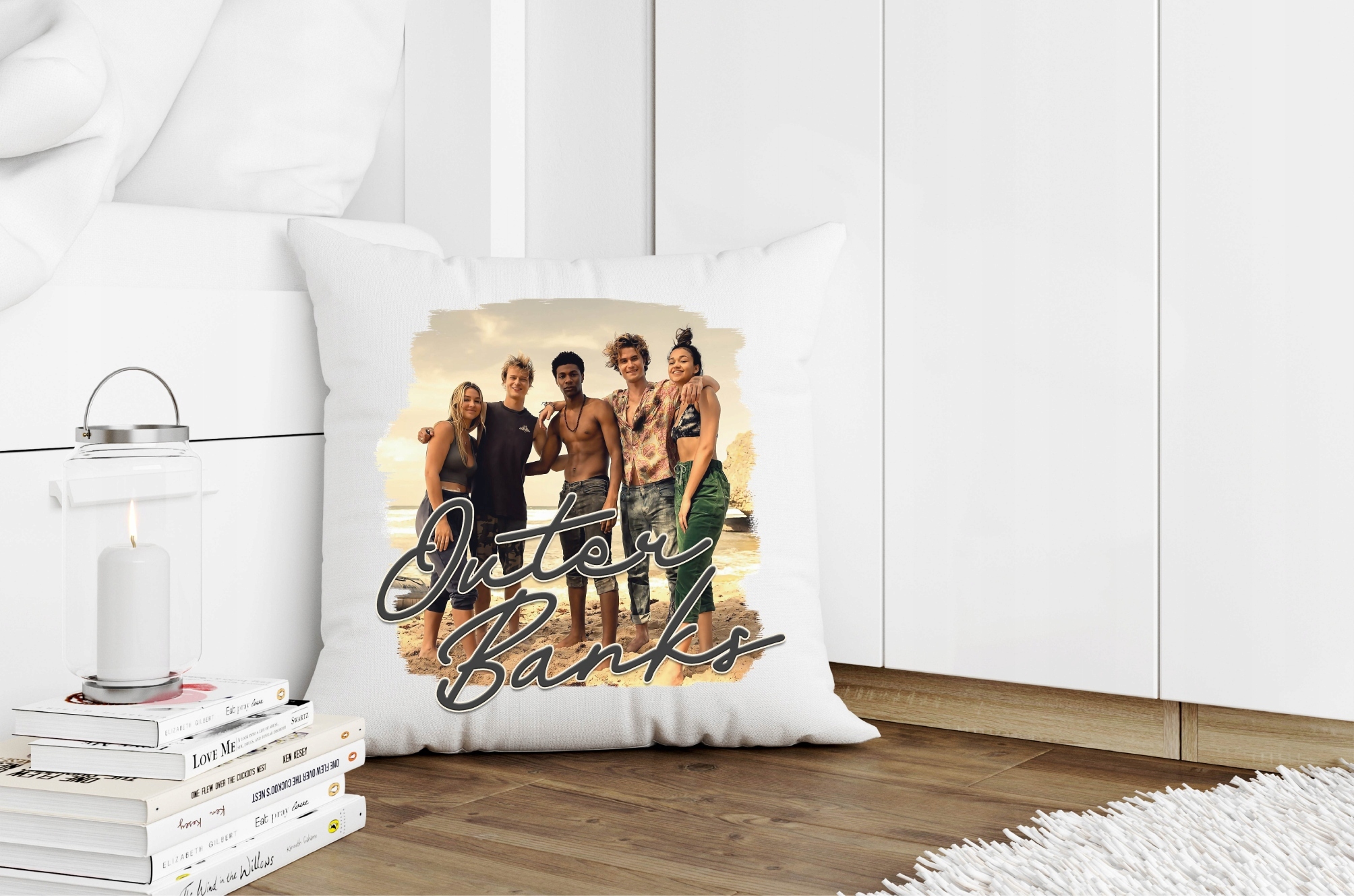 PODUSZKA + KUBEK z serialu OUTER BANKS Pojemność 330 ml