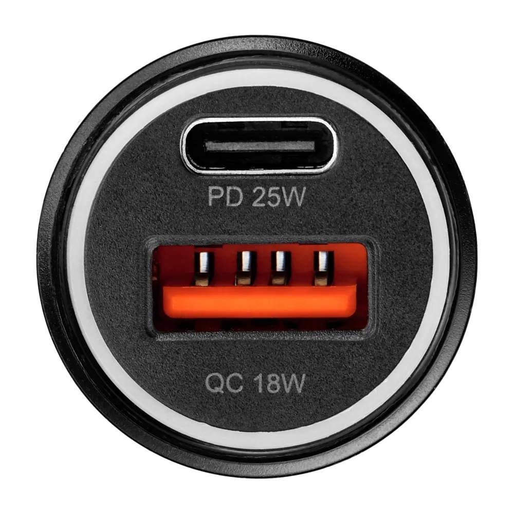 Ładowarka samochodowa Blue Star Usb C Usb A QC3.0 Pd Afc Pps 3A 25W