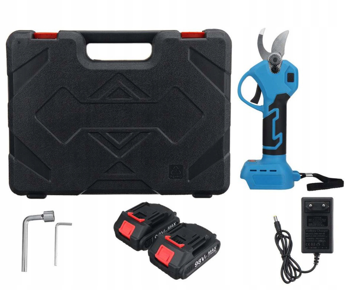 Zahradní nůžky Akumulátorové elektrické nůžky 30 mm 21 V Výkonné 2 Aku