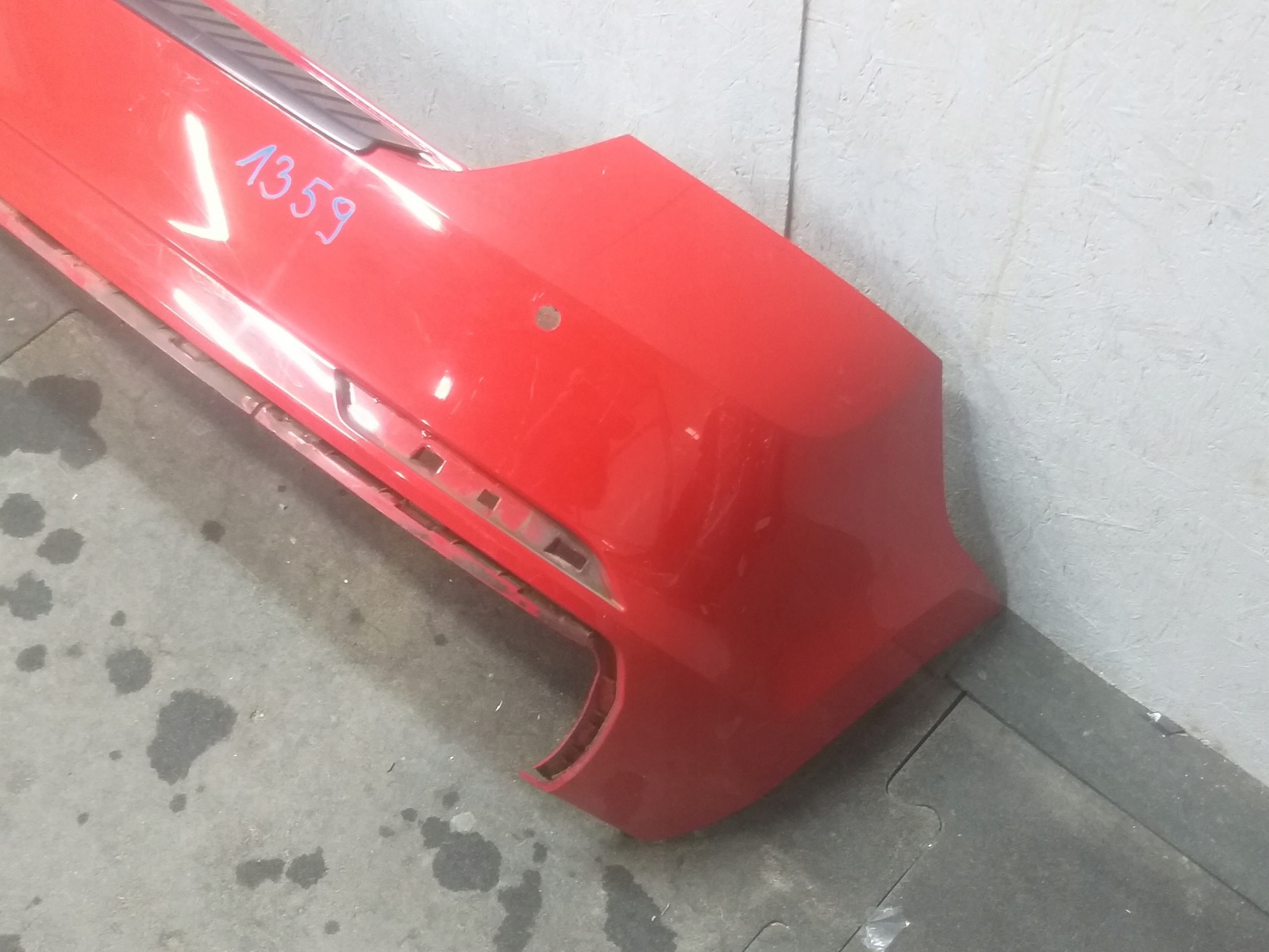 bumper rear part SKODA RAPID SPACEBACK 5JJ