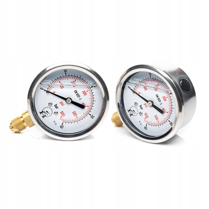 Manometr glicerynowy dolny G1/4 DN63 0-40 bar