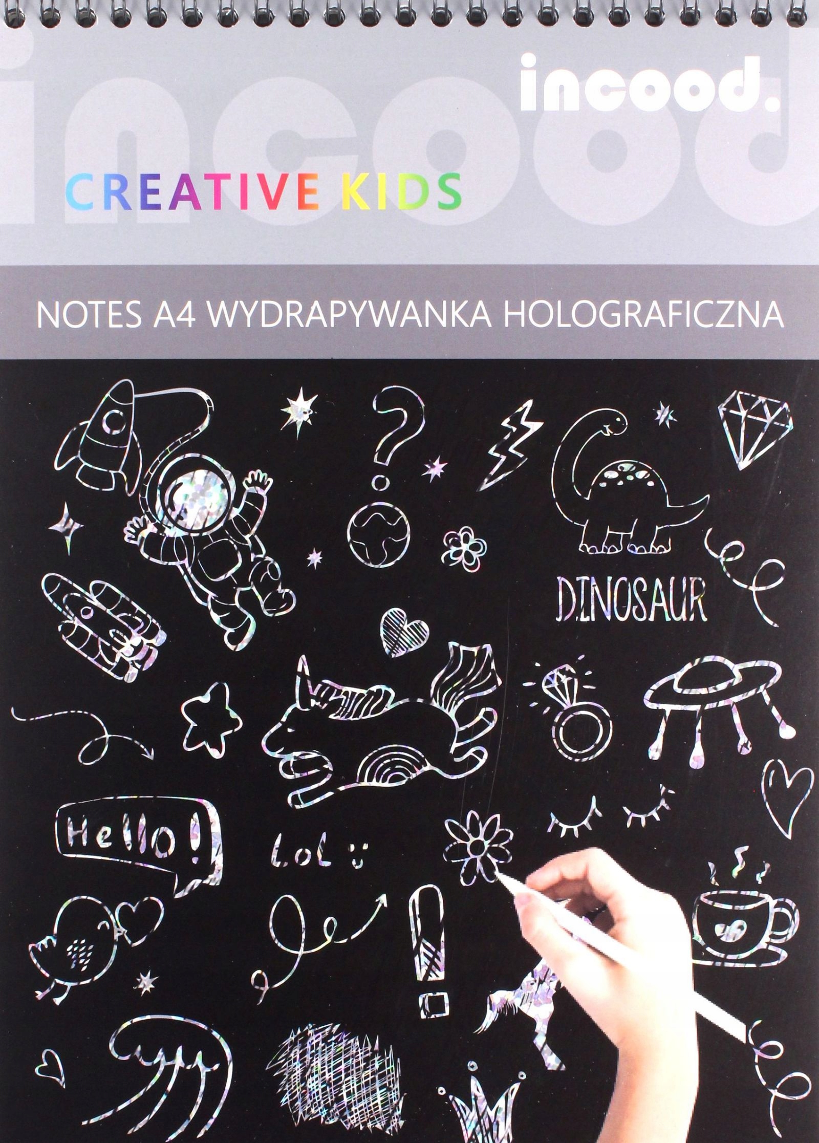 

Notes Wydrapywanka Holograficzna A4
