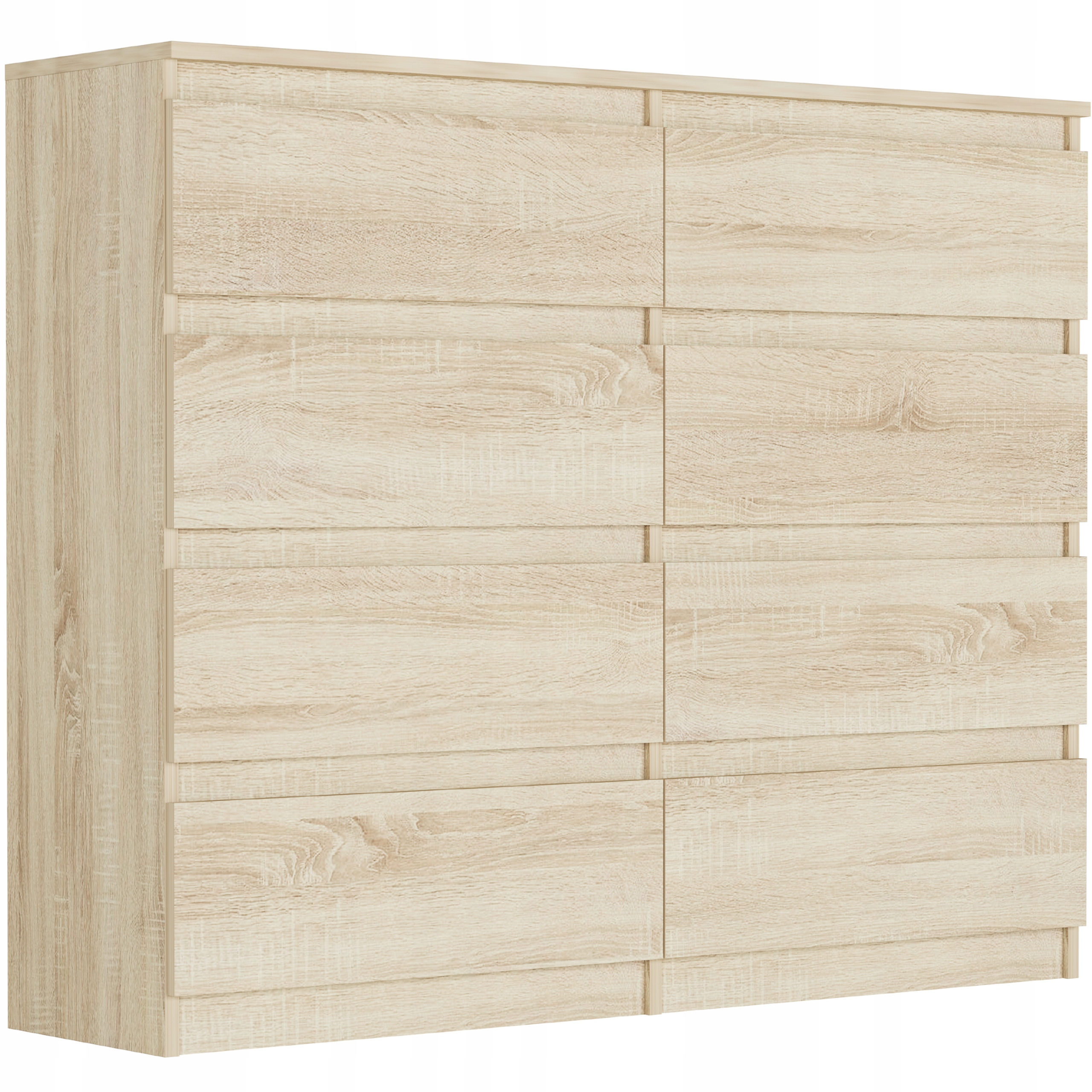 Современный комод 120см шкаф 8 ящиков RU R-120-S8 SONOMA