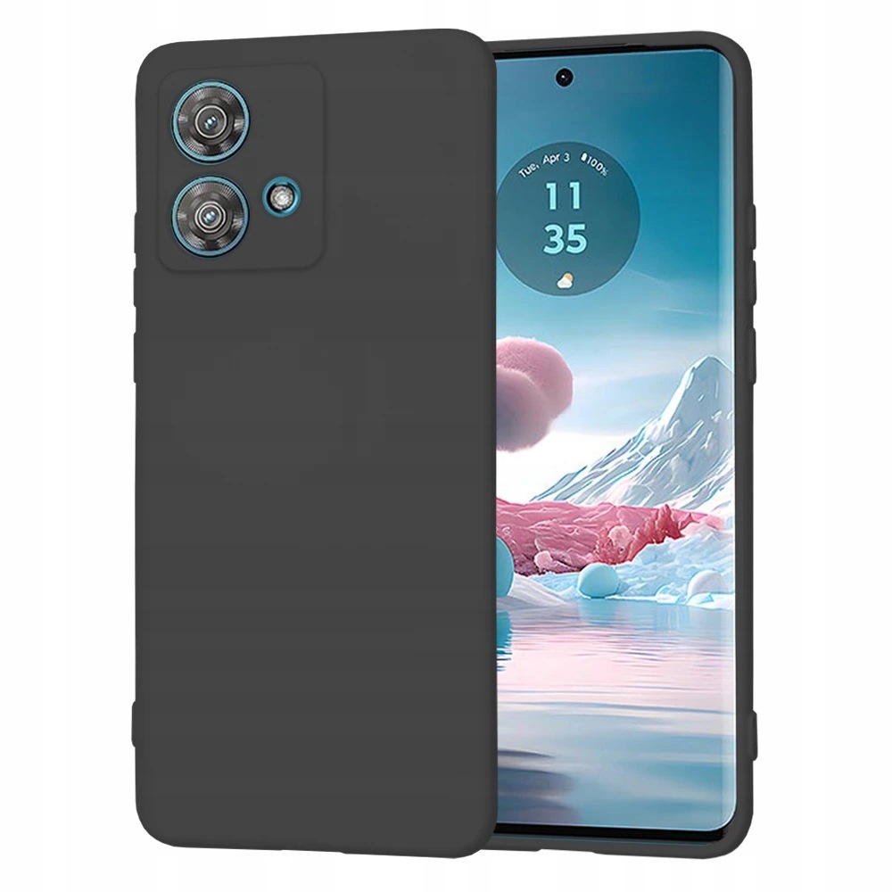 Techsuit SoftFlex etui na Motorola Edge 40 Neo – czarne