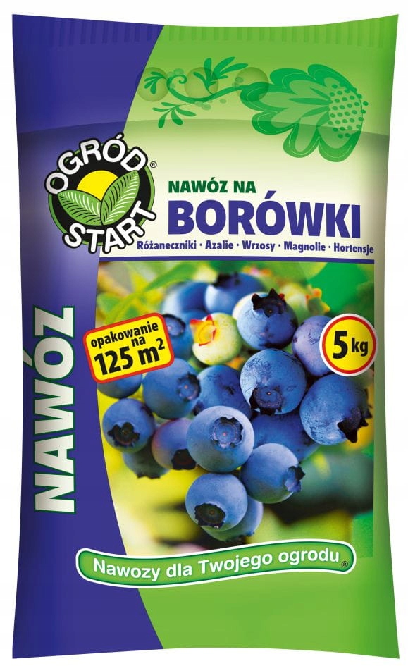 

Nawóz do Borówek 5kg Ogród Start Zakwaszający