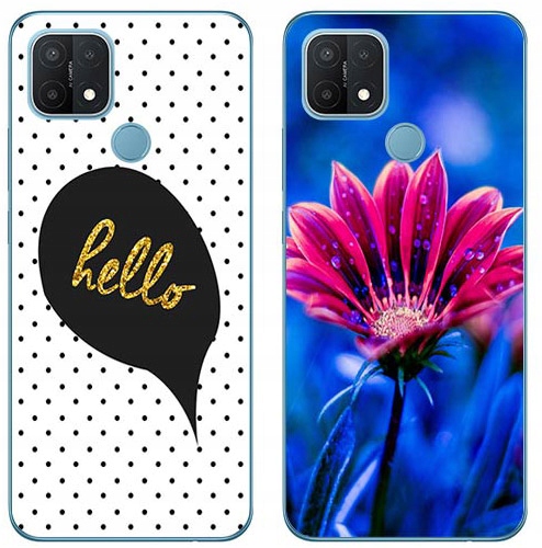 

2+1 Etui Silikon Do Oppo A15S Szkło 9H
