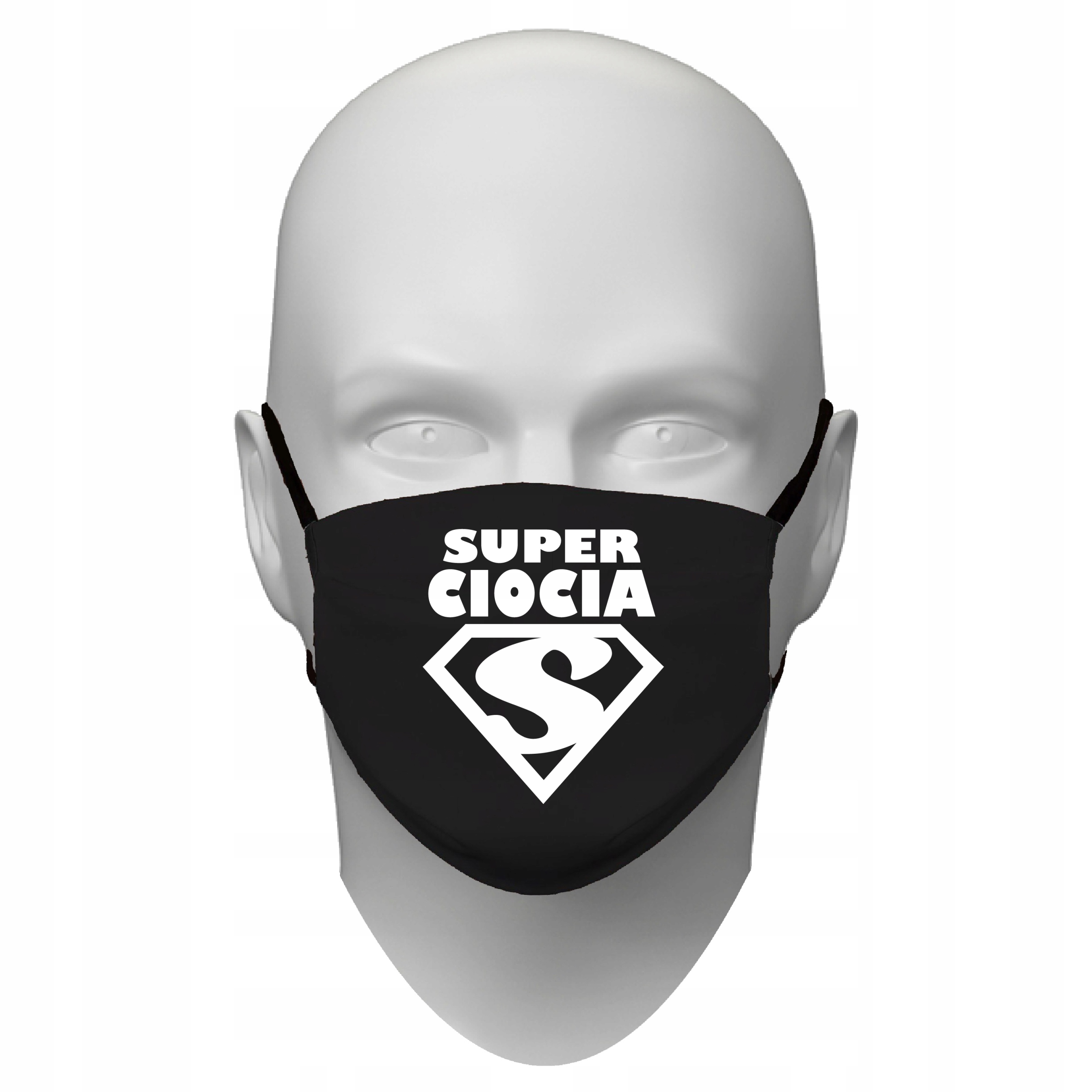 

Maseczka Bawełniana Super Ciocia Prezent Dla Cioci