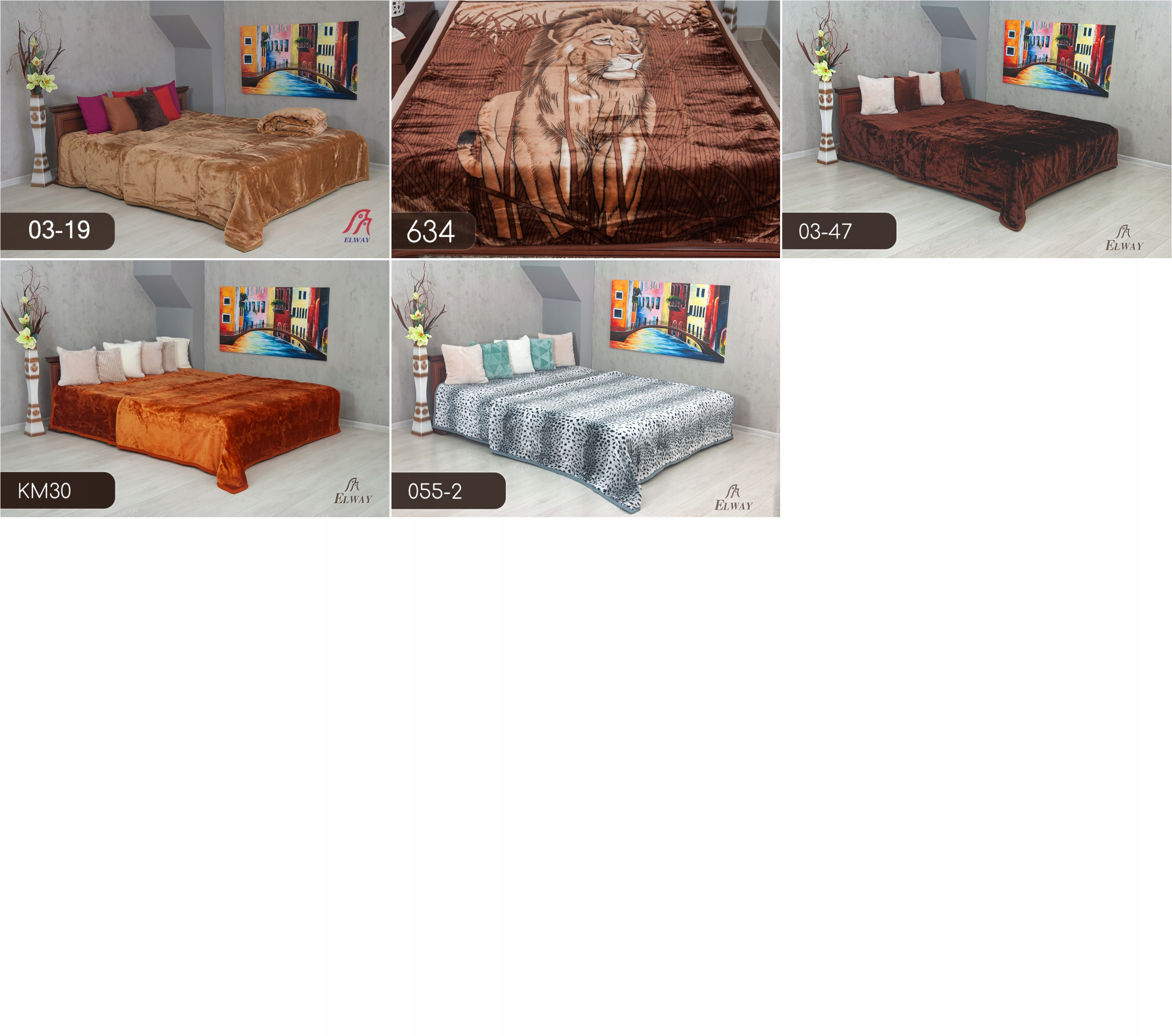 Koc narzuta 160x210 ELWAY GRUBY Rodzaj koc