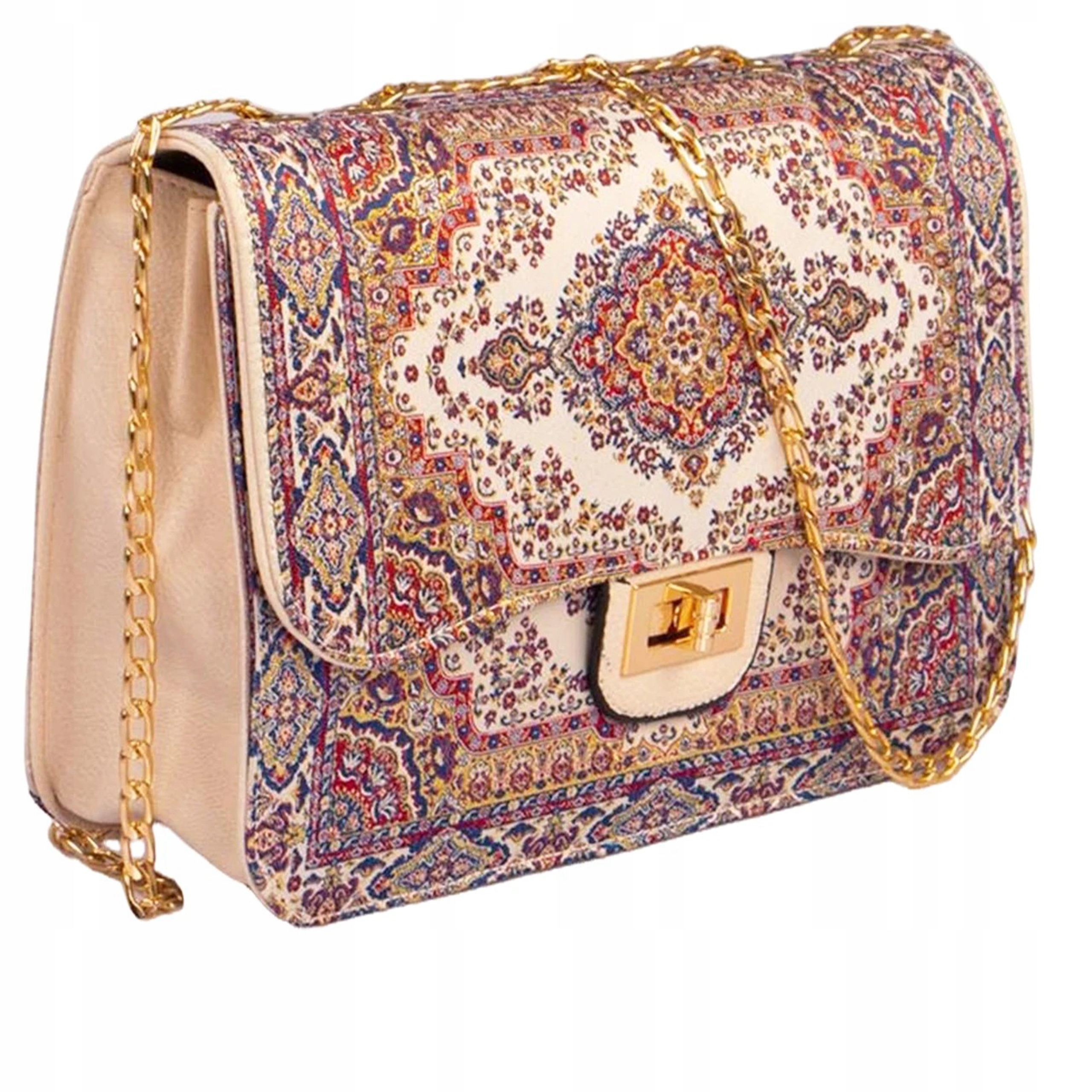 Dámská kabelka Malá přes rameno Crossbody Řetízek Ekokůže Orientální vzory