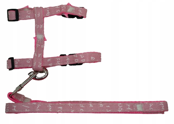 

szelki dla kota / kotka - 19-31 cm + smycz 120 cm