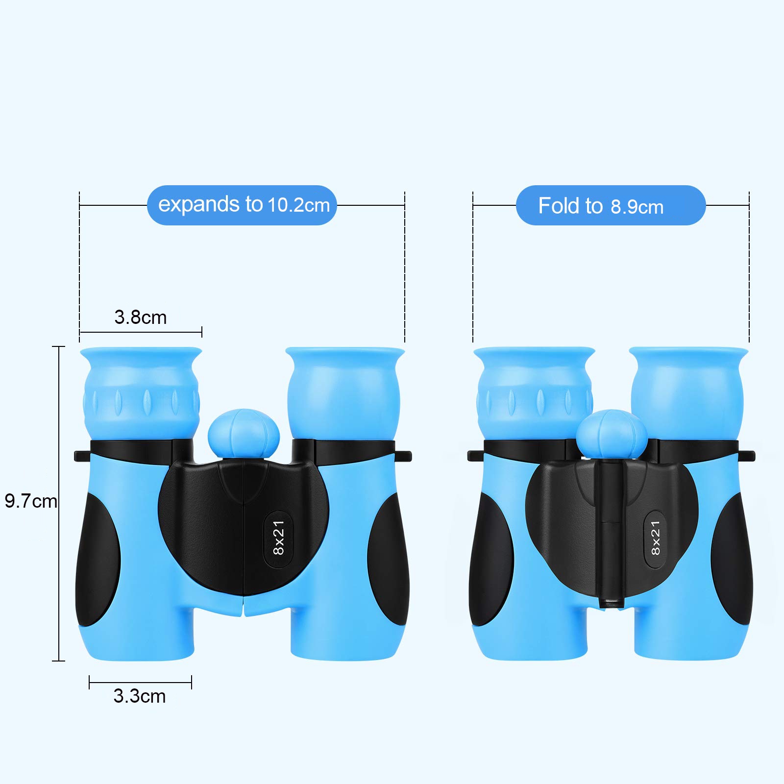 LORNETKA 8x21 SZKLANA OPTYKA DZIEŃ NOC DLA DZIECI Kod producenta ETWYJ-ST-8*21-BLUE
