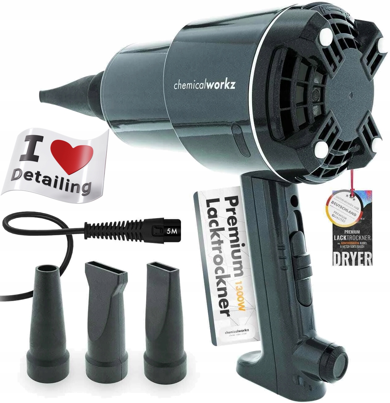 CHEMICALWORKZ DRYER LACKTROCKNER - DMUCHAWA OSUSZANIE AUTA REGULACJA 1300W