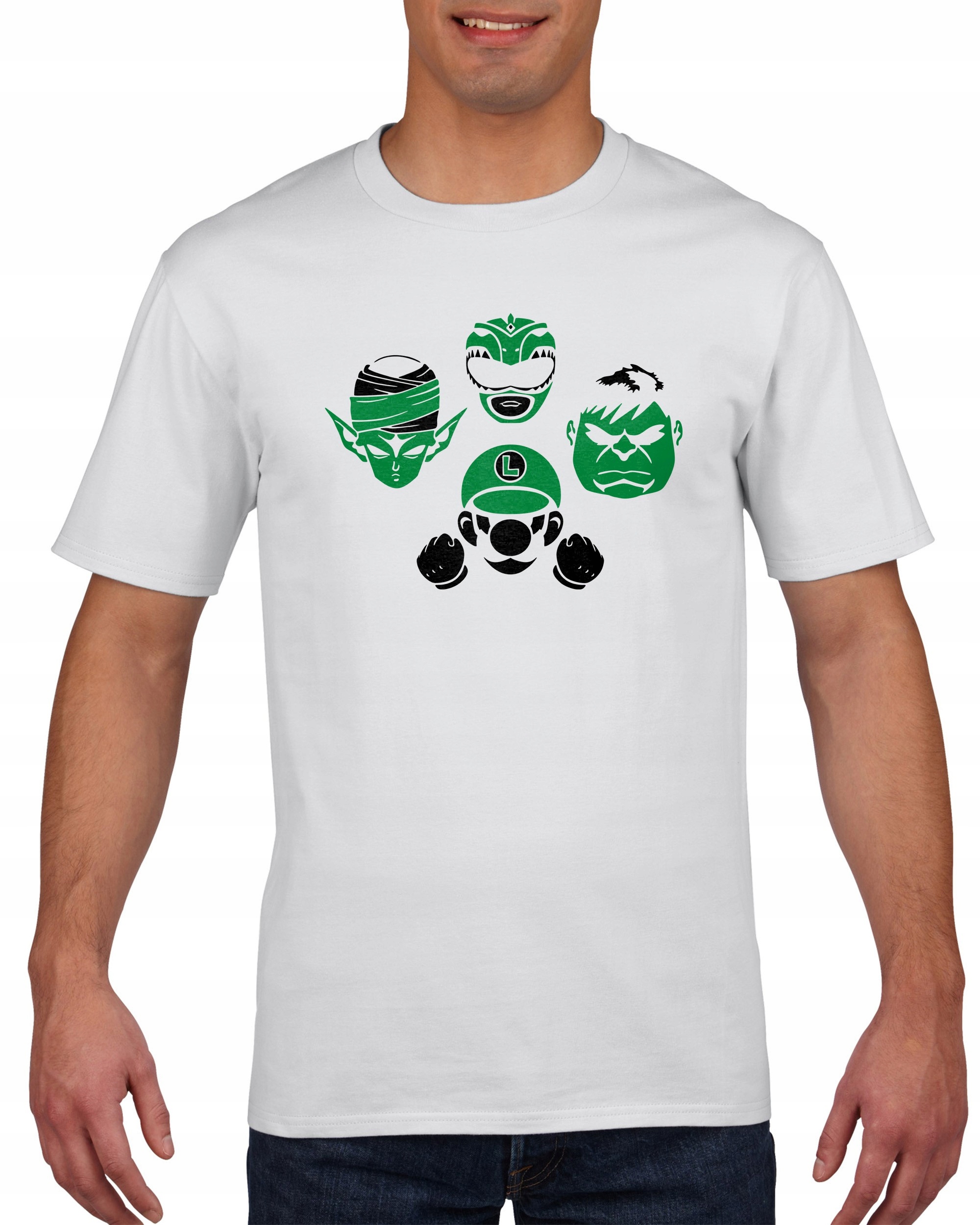 

Koszulka męska Hulk LUIGi Green Power Rangers L