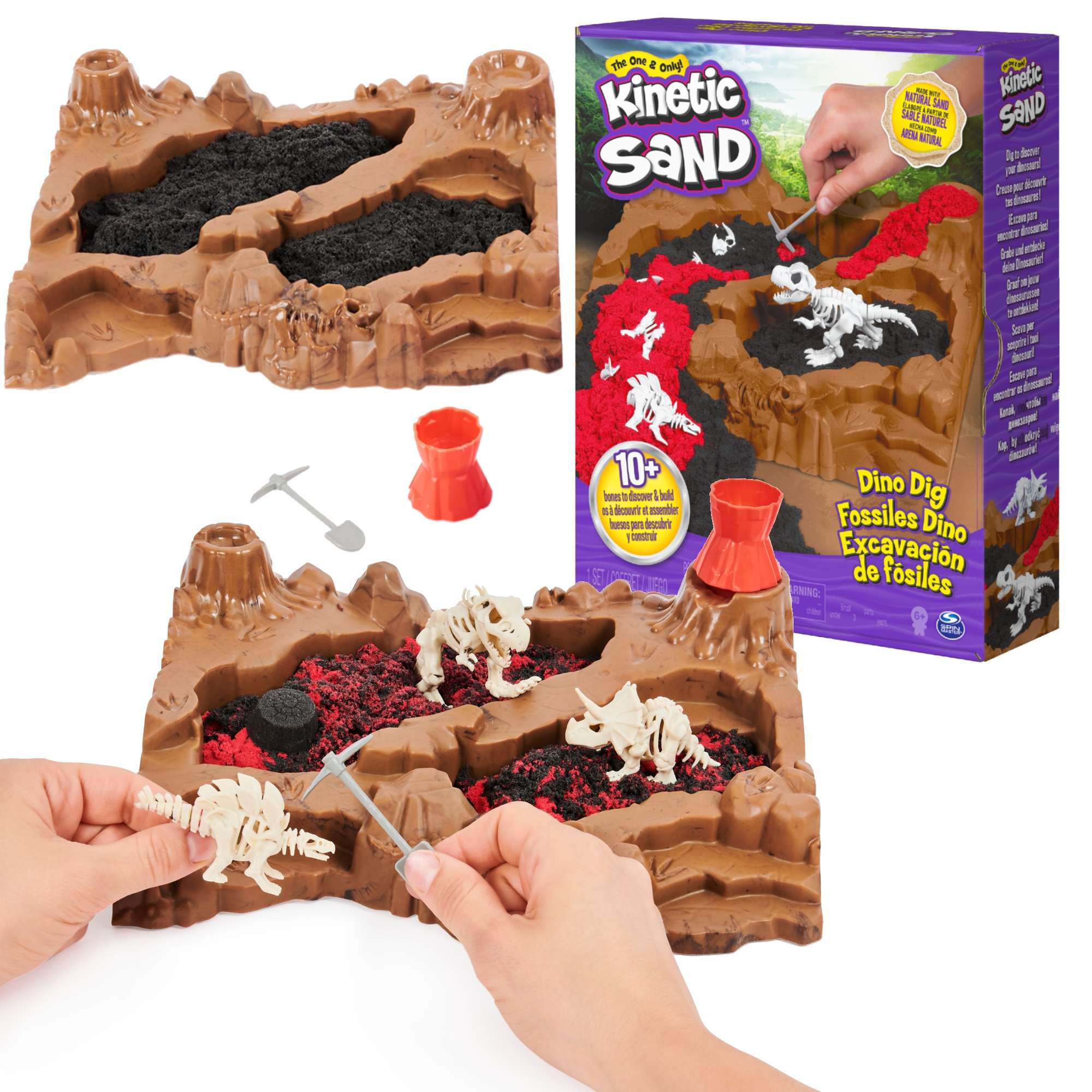 

Kinetic Sand Mały Archeolog Wykopaliska Dinozaurów