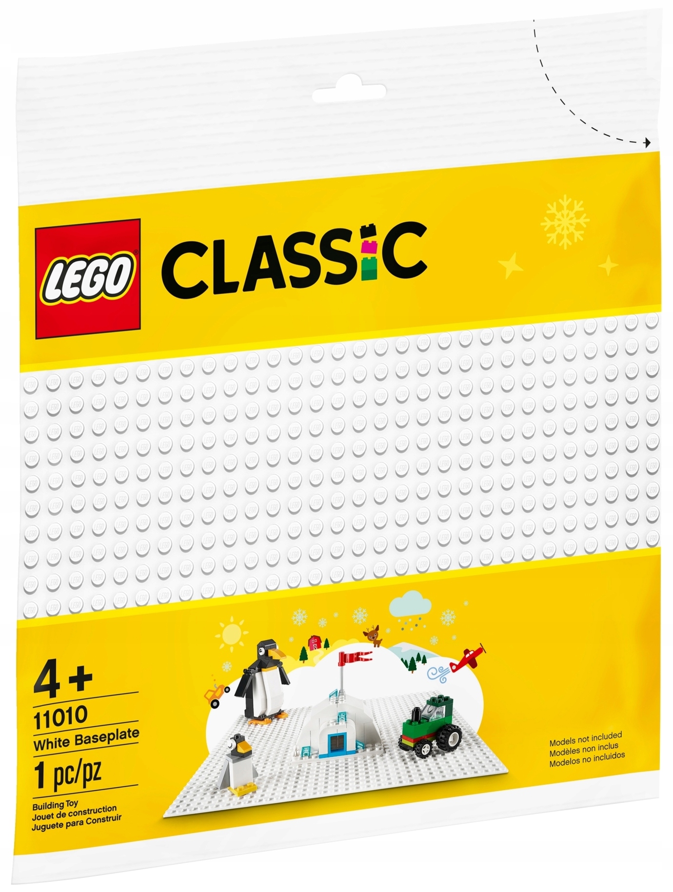 Lego 11010 CLASSIC Biała płytka konstrukcyjna Marka LEGO