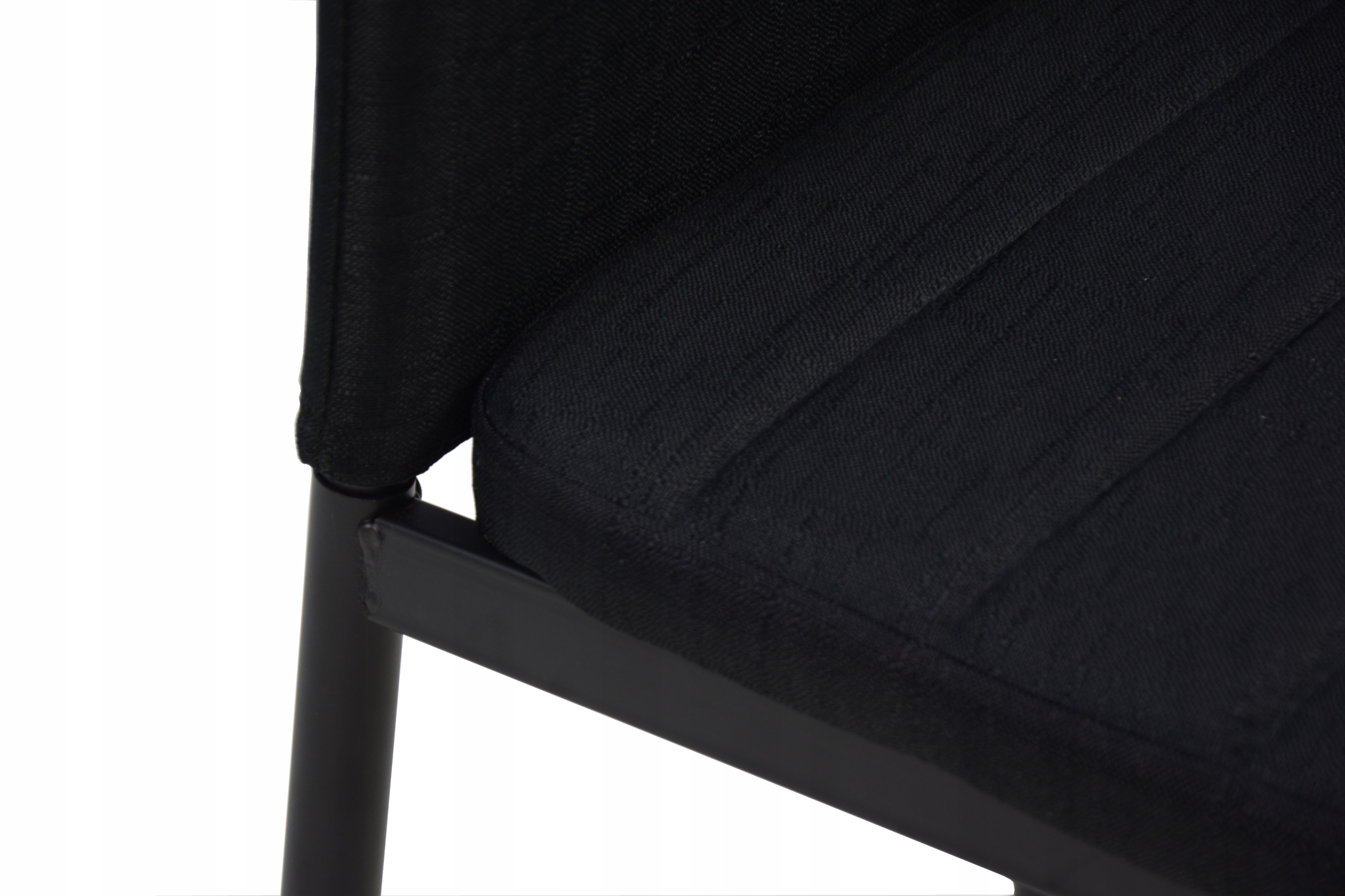 NOWOCZESNY zestaw stół 6 krzeseł do SALONU czarny Wysokość krzesła 100 cm