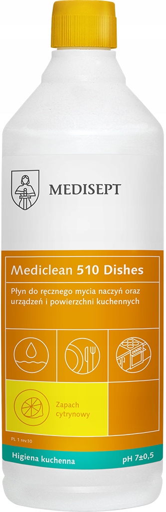 

Płyn do mycia naczyń Mediclean 510 1L Cytryna