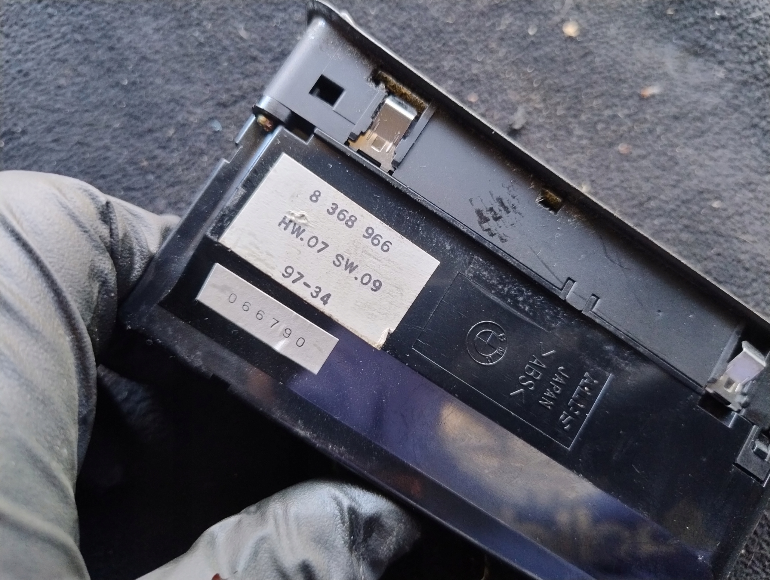 control panel of the window BMW 5 E39 8368966