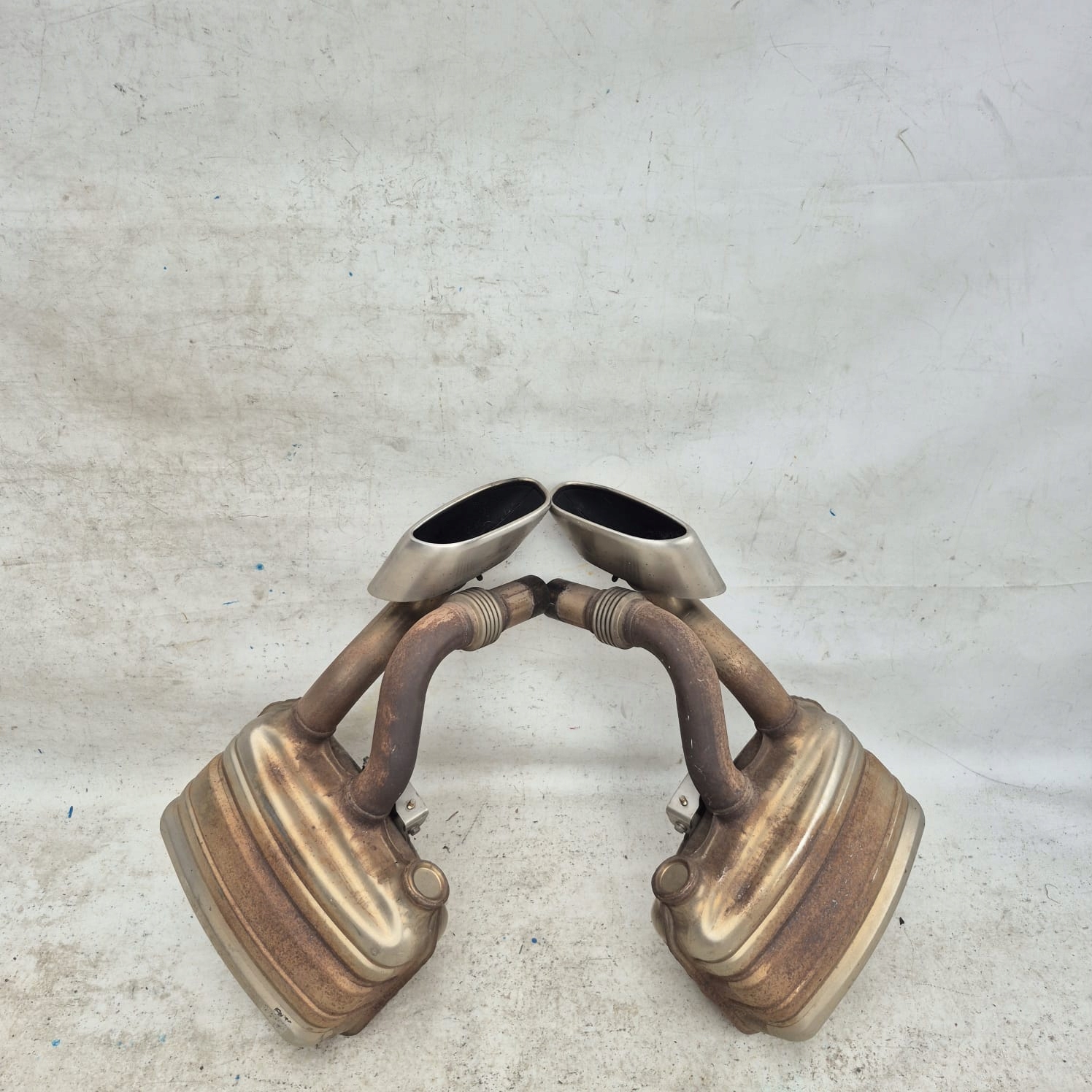 PORSCHE 911 991 11-19 exhaust silencer left right