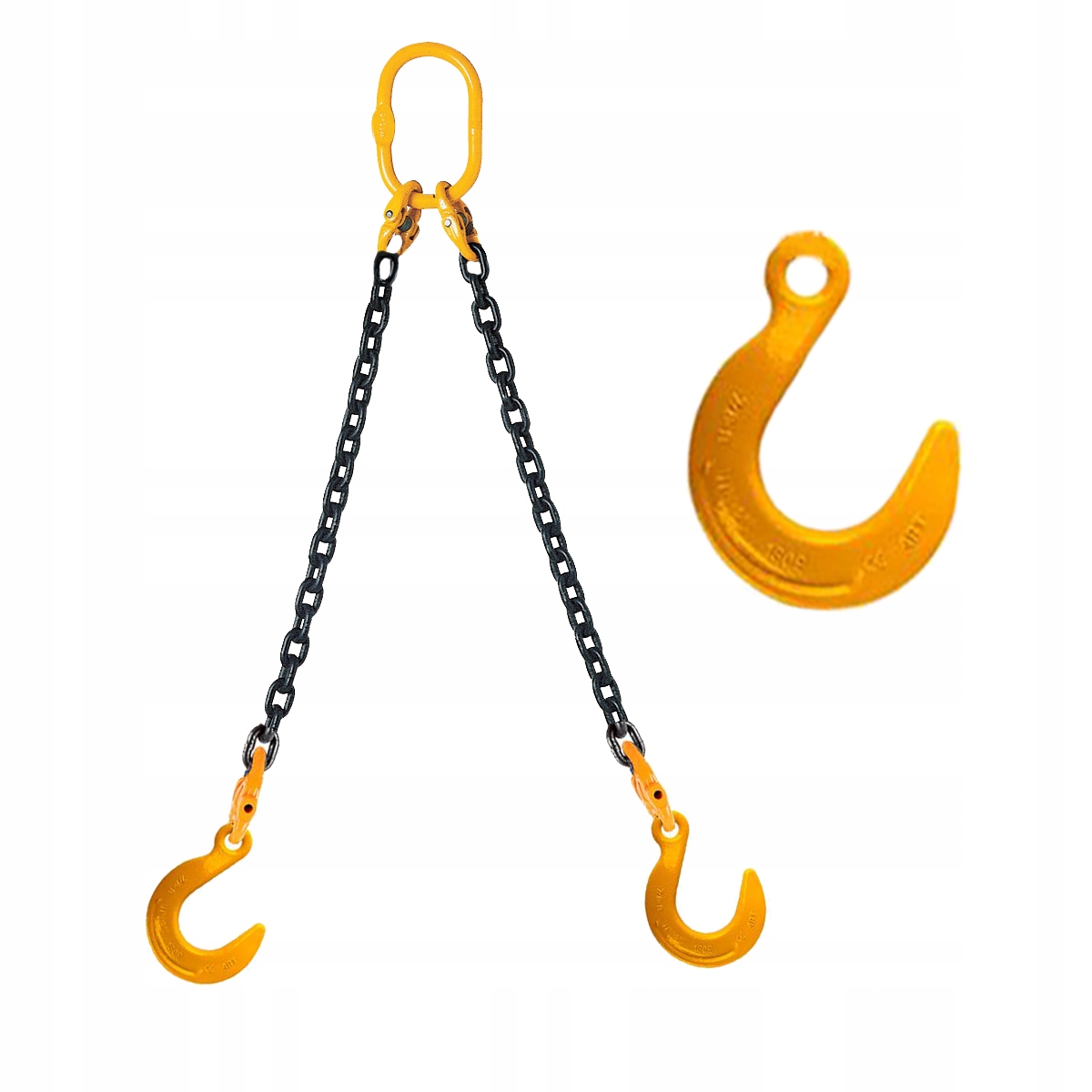 Řetězový závěs Kontejnerový hák 2C 4,25t 1 m