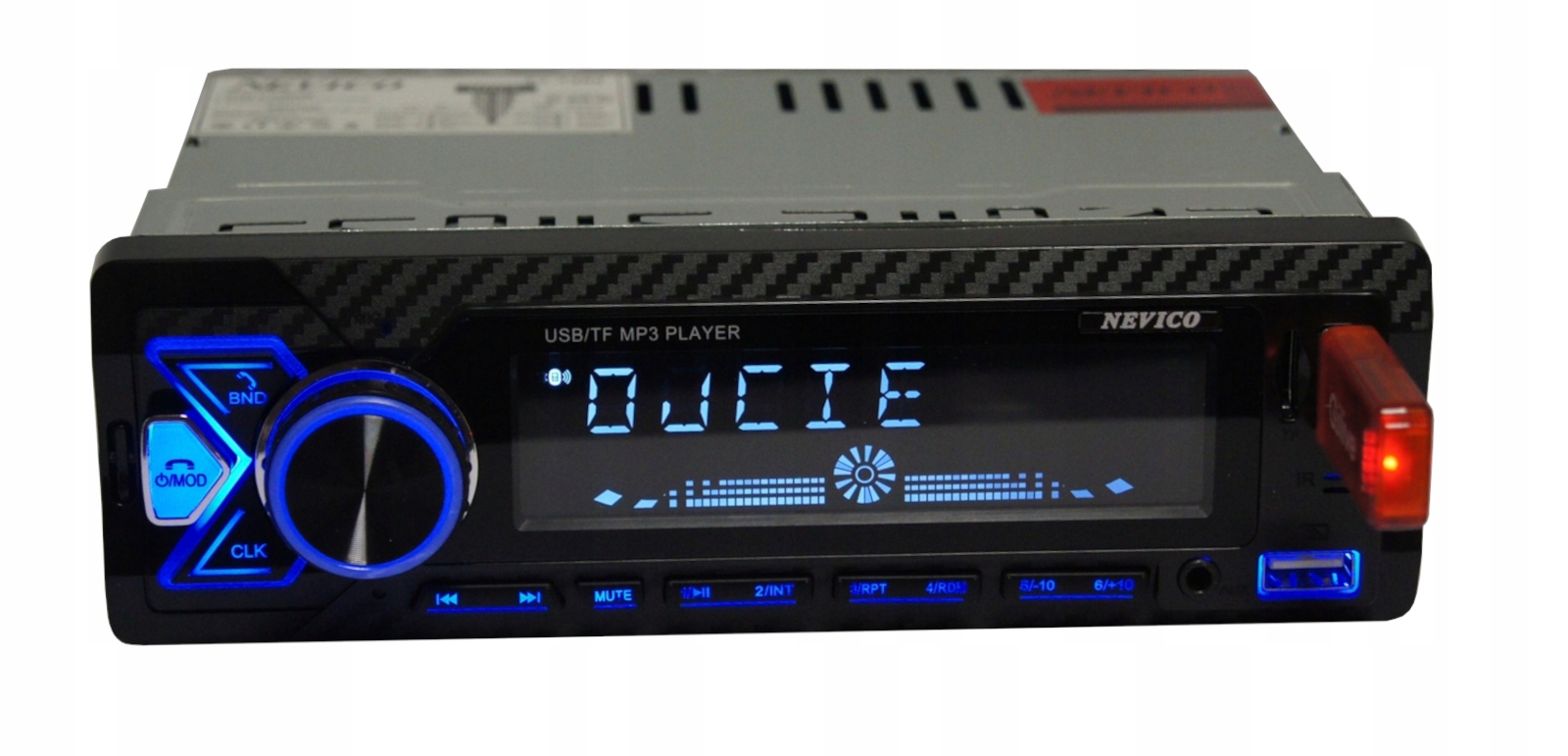 

Radio samochodowe 1din Bluetooth Mp3 2xUSB Sd id3