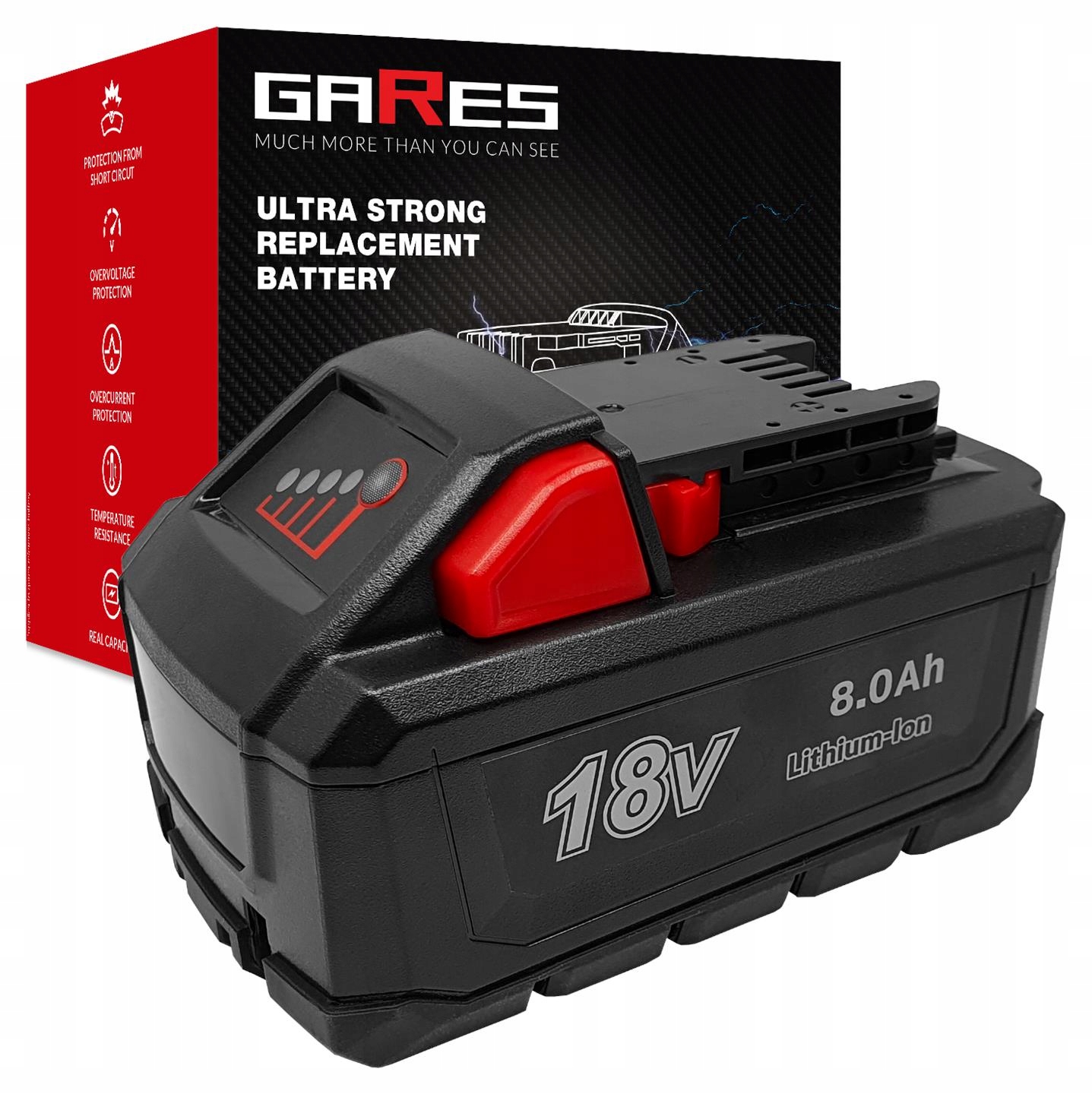 

Bateria Akumulator do Milwaukee M18 HB8 18V 8,0Ah