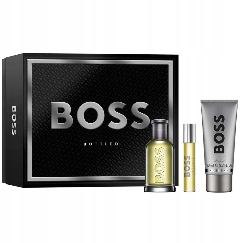 Hugo Boss Bottled 100+10ml Edt Woda Toaletowa+100ml Zel Zestaw Dla Mężczyzn
