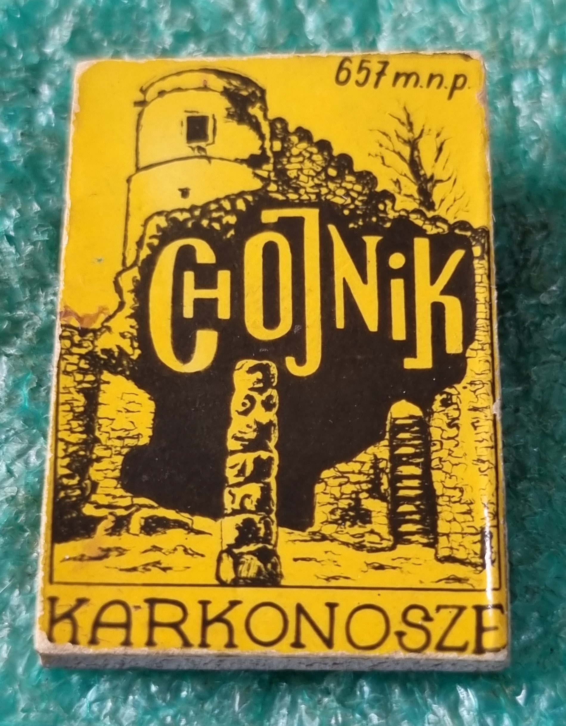 ODZNAKA ZAMEK CHOJNIK - KARKONOSZE - 657 M NPN