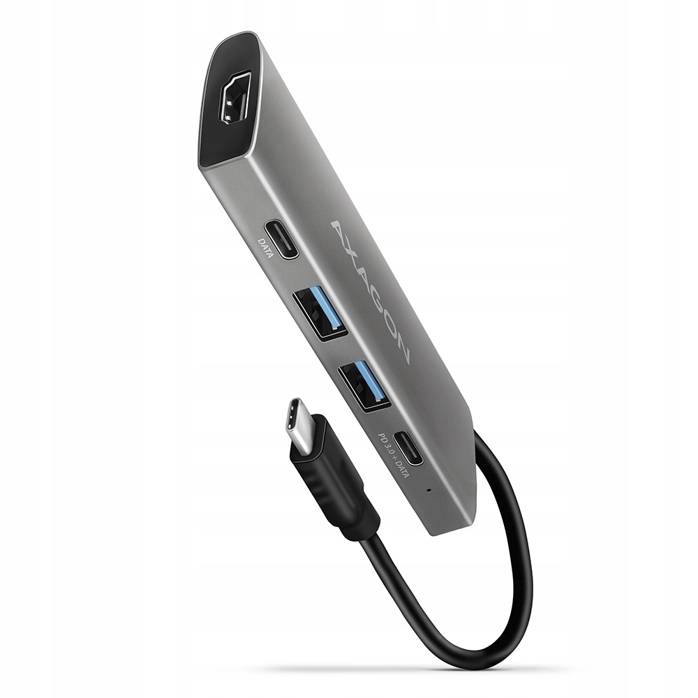 Axagon HMC-5G2, Usb 10Gbps hub, 2x Usb-a, 2x Usb-c, Hdmi 4k/60, Pd 100W