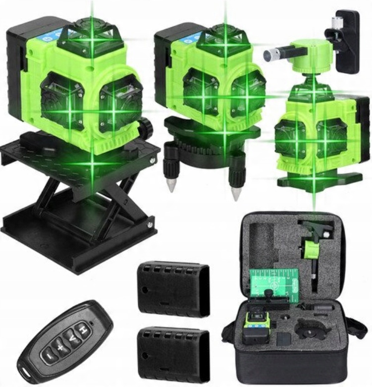 

Poziomica Laserowa 360° Laser Krzyżowy 16 Linii Pl