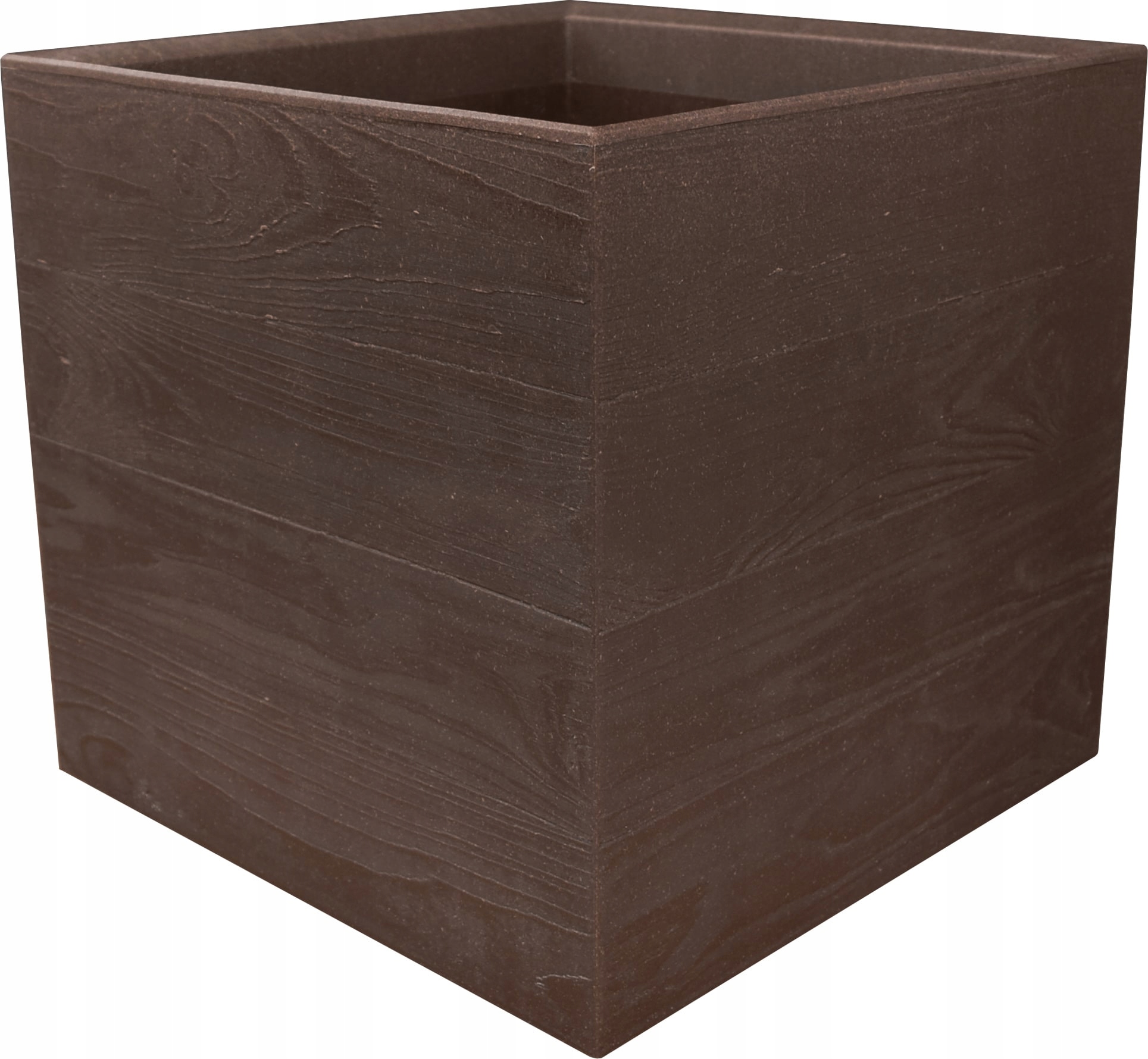 

Doniczka Donica Na Kółkach Karo Eco 40X40 Coffee
